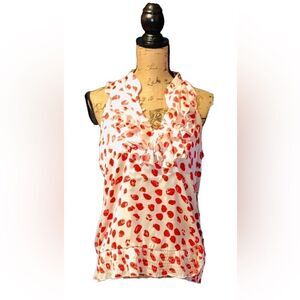 Charlotte Russe ruffle tank top size L‎